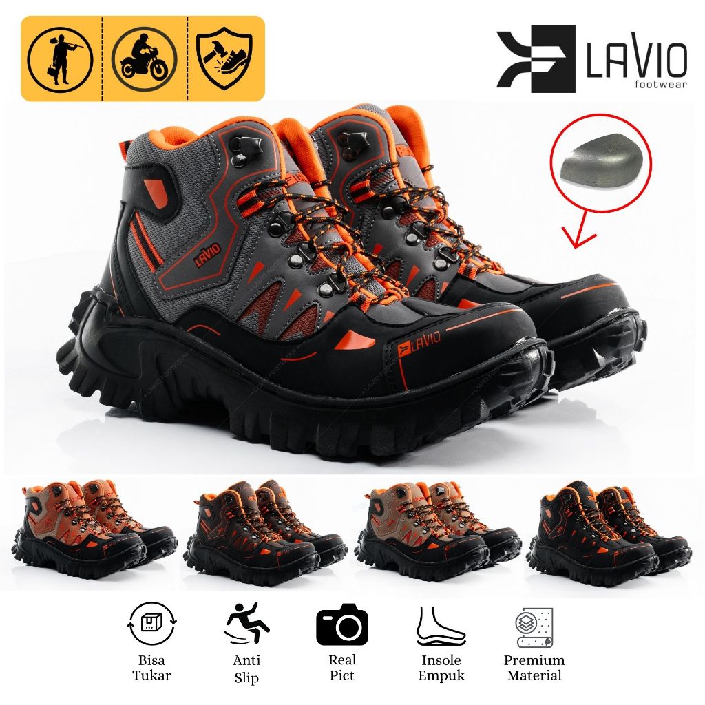 Lavio Men's Safety Boots High Work Mountain Project Hiking Trekking ...