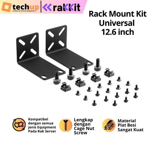 RAKKIT Ear Bracket for Server Rack Mikrotik Cisco vsol TP-Link H3C ...