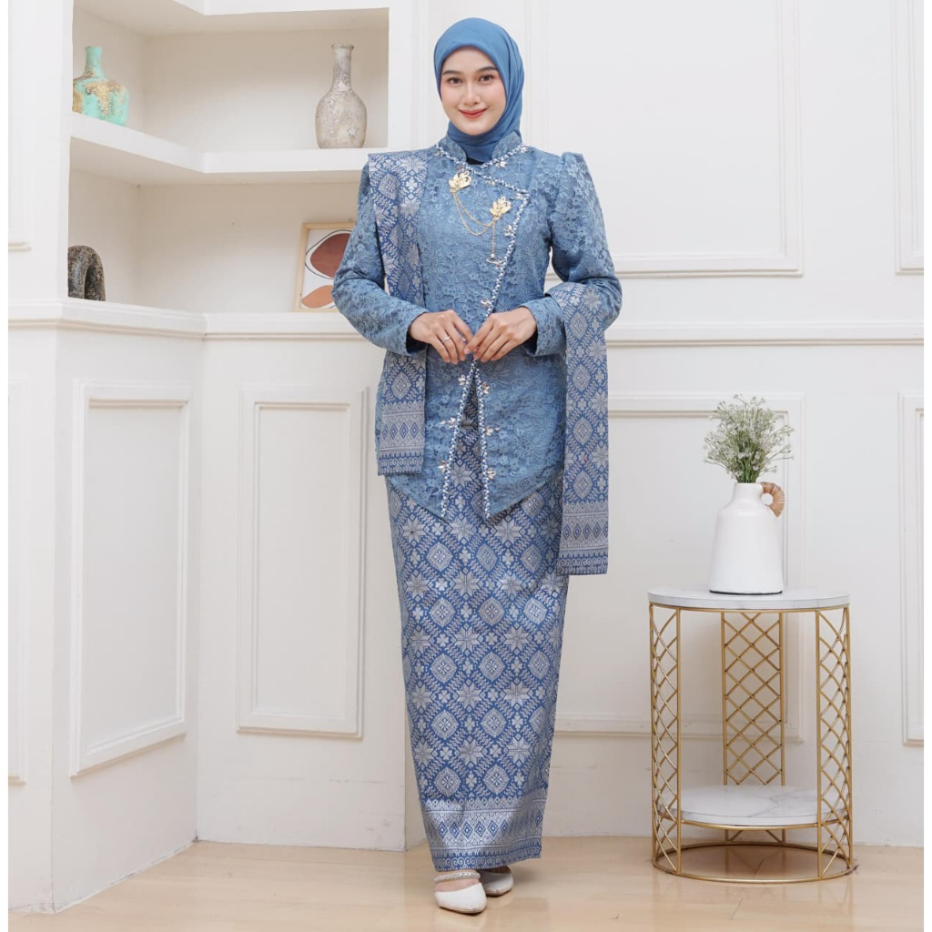 Modern Jabangn Kebaya Maharani Elegant Songket Graduation Party Dress ...