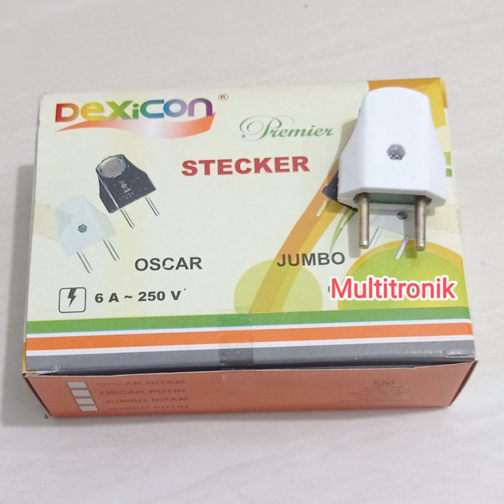 DEXICON PLUG WHITEOSCAR Dexicon Premier 6A 250V Electrical Plug – Oscar ...