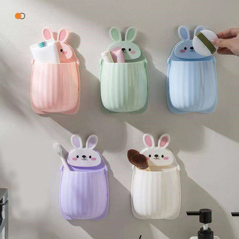 [WMK] Multipurpose rabbit motif hanging bathroom container rabbit motif ...