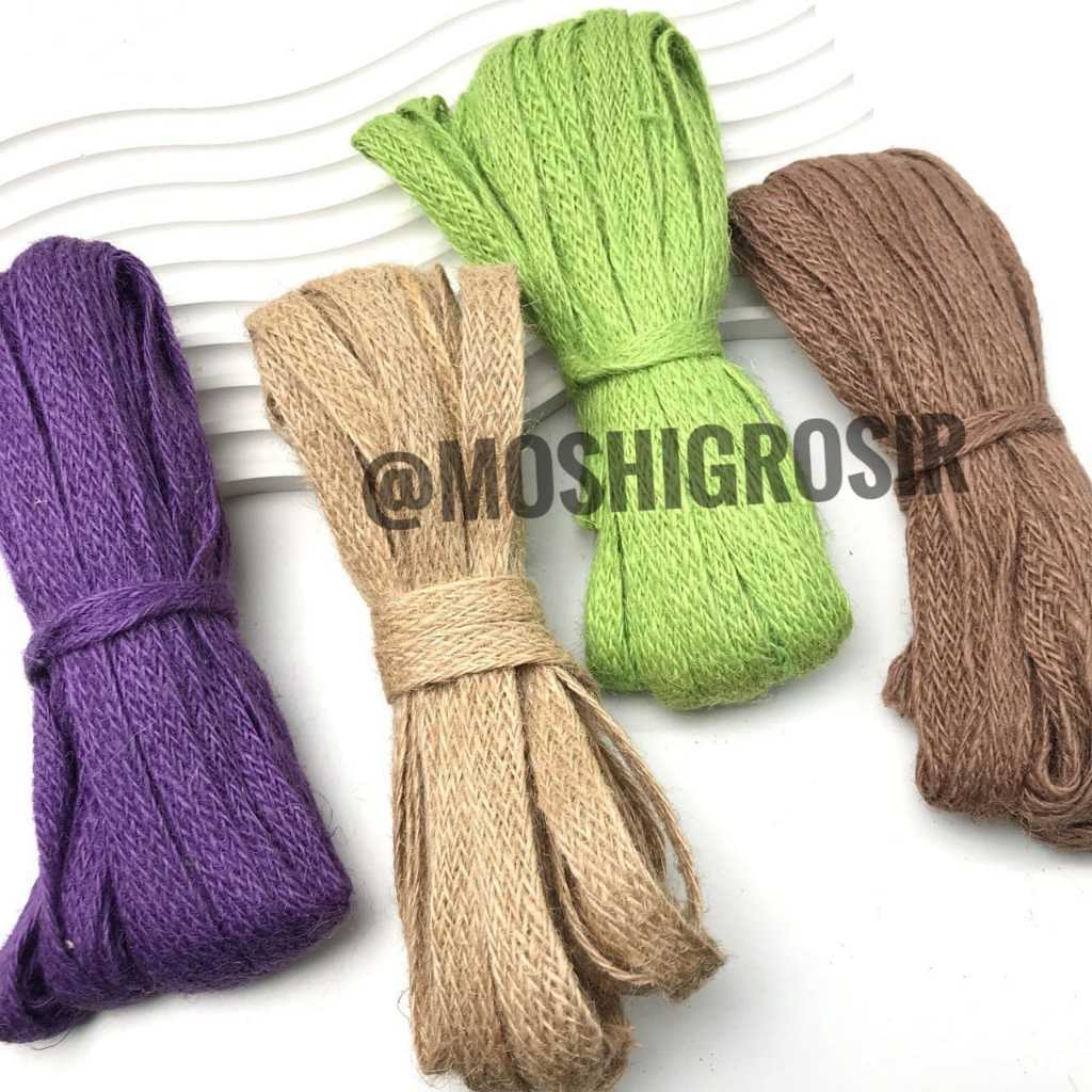 10 YARD - WOVEN JUTE RIBBON / COLORFUL JUTE RIBBON / WOVEN JUTE / JUTE ...