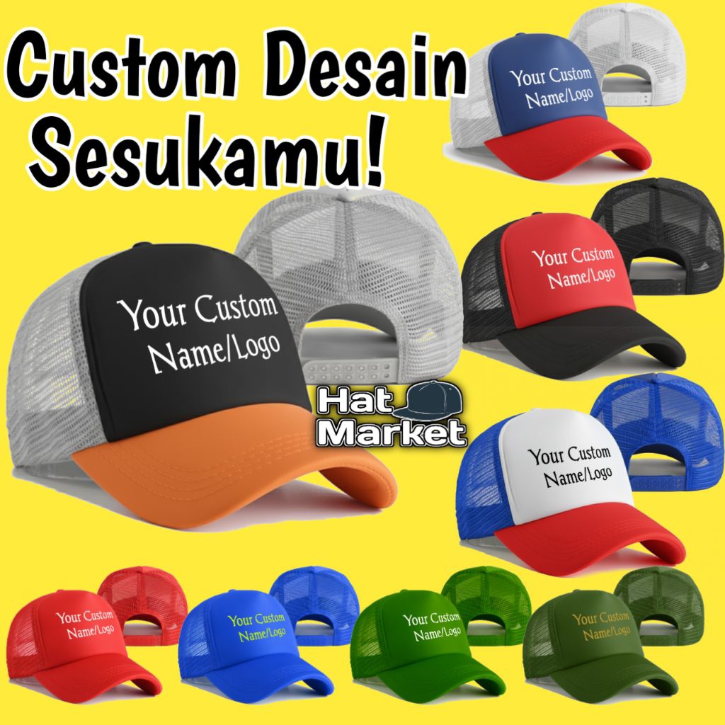 Custom and Plain Mesh Hats Trucker Hats with Your Own Logo Design ...