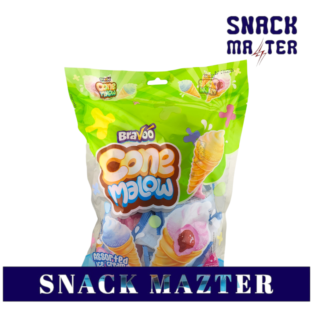 Bravoo Cone Marshmallow Assorted Ice Cream | Shopee Malaysia