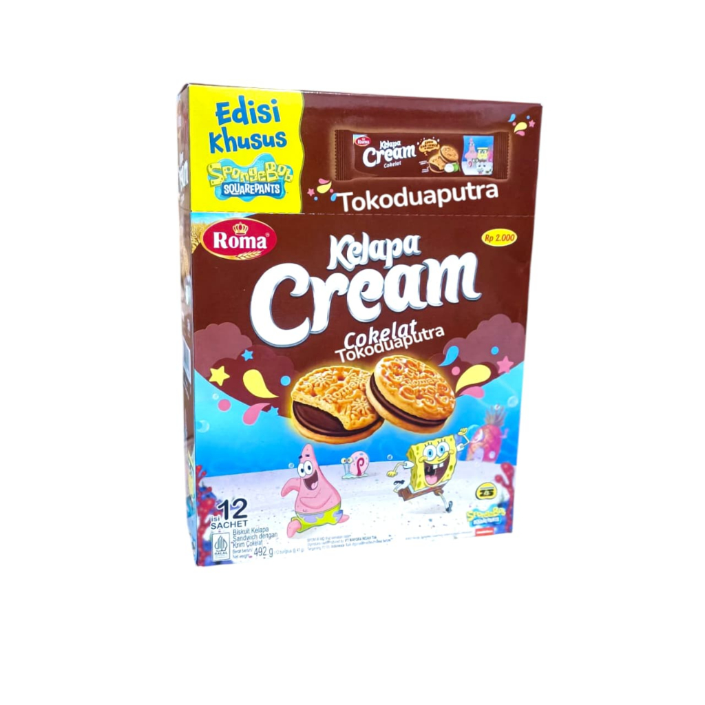 Roma coconut cream chocolate box 12 sachets (1 box) spongebob ...