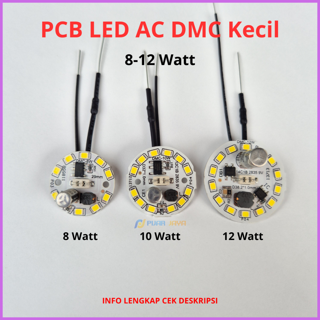 MESIN DMC 8 10 12 Watt Small Neck AC LED PCB DOB LED Light Machine PCB ...