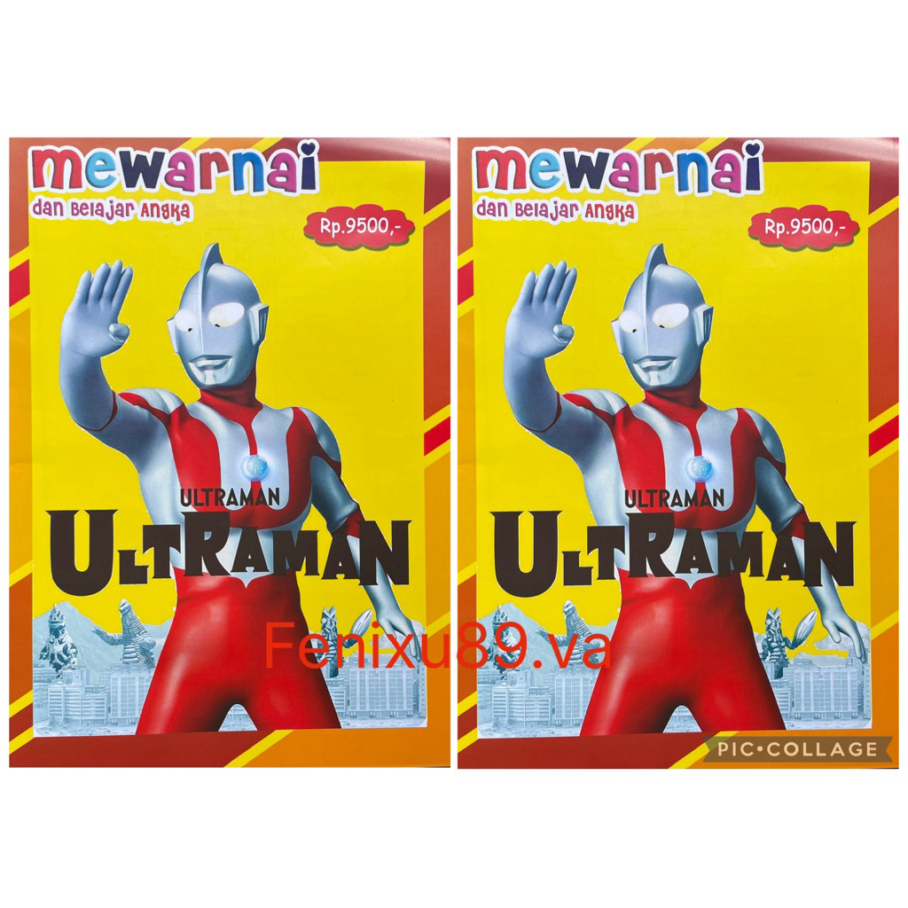 Ultraman jumbo coloring book colouring book | Shopee Malaysia
