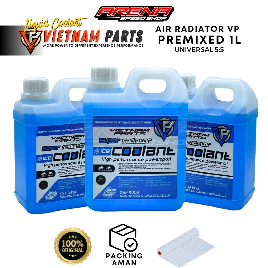 Vietnam Parts Super Ice Liquid Coolant - VP Radiator Water 1L Premixed ...