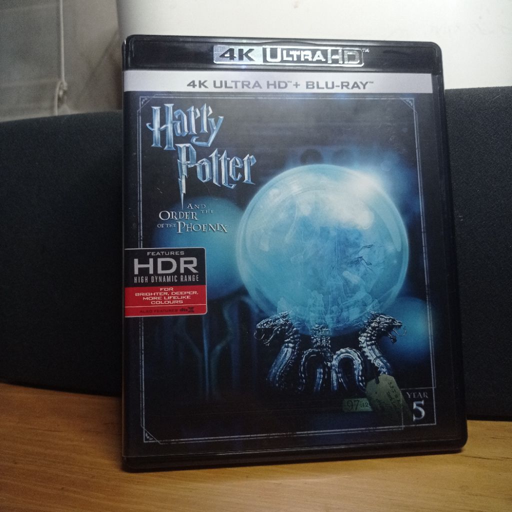 4k uhd and blu-ray bluray bd original Harry Potter and the order of the ...