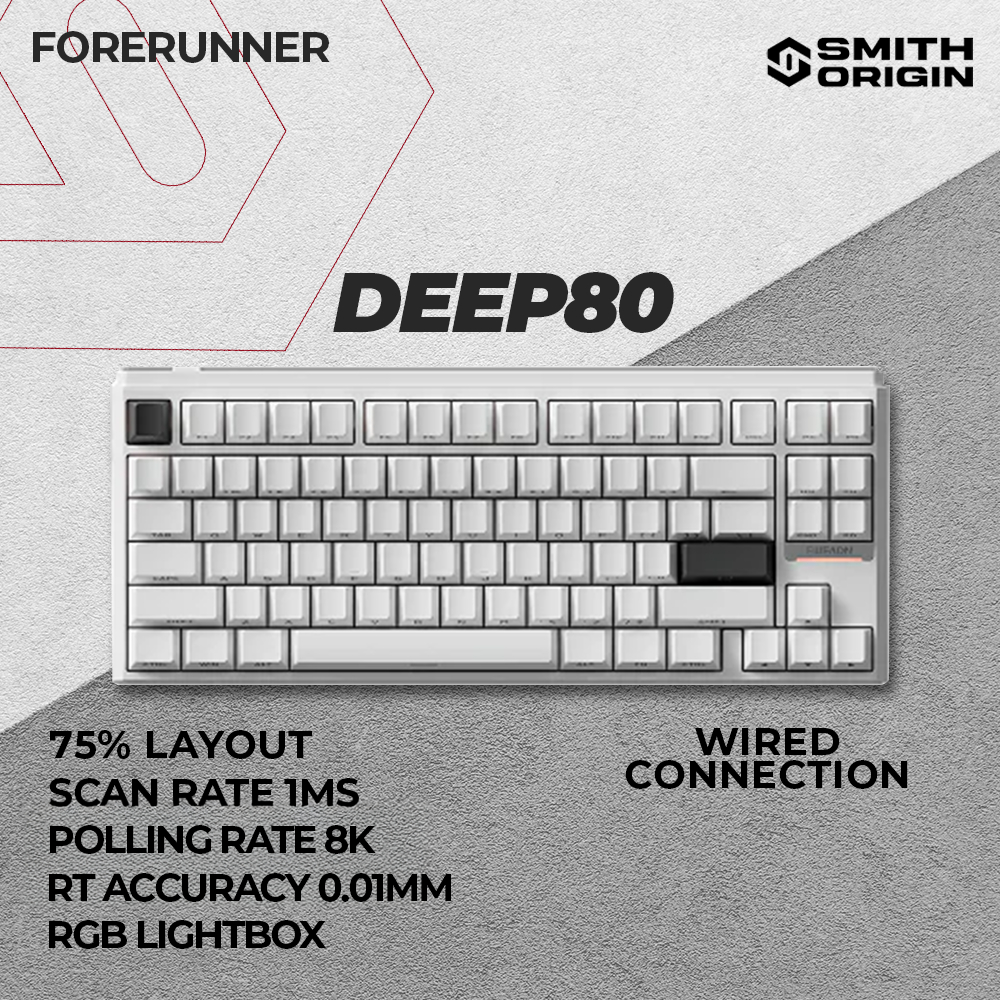 EWEADN DEEP80 HE 8K Hall Effect Keyboard Magnetic Switch Keyboard with ...