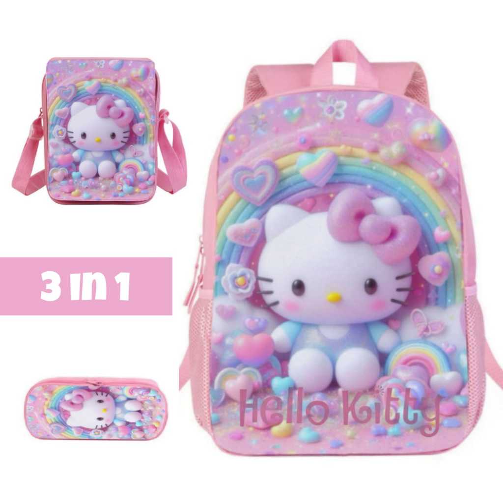 SANRIO cute girls' bags - hello kitty patterned children's school ...
