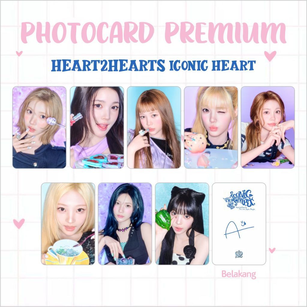 REPLIKA)PHOTOCARD PC PREMIUM HEARTS2HEARTS H2H HATUHA THE CHASE