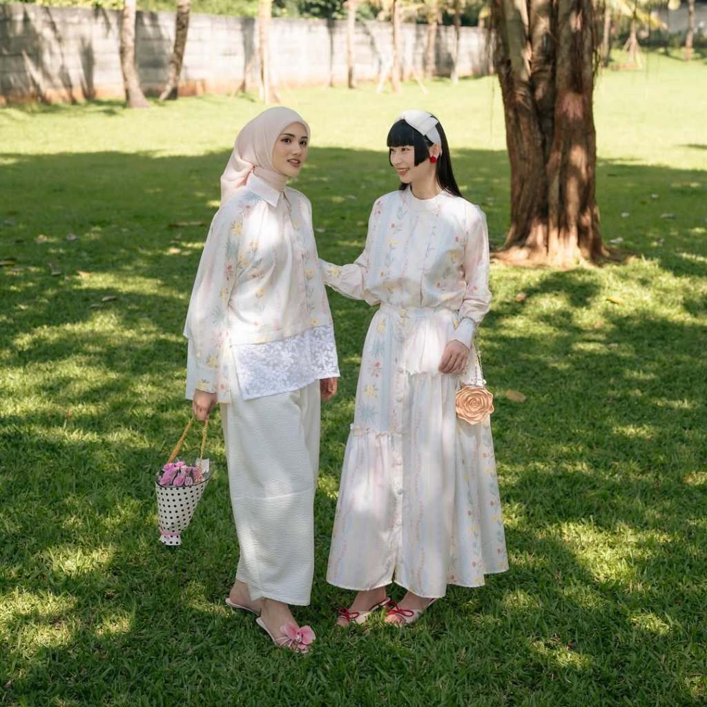 Haidee & Orlin - Rosalia Top & Skirt Baju Set Perempuan Blouse Korean ...
