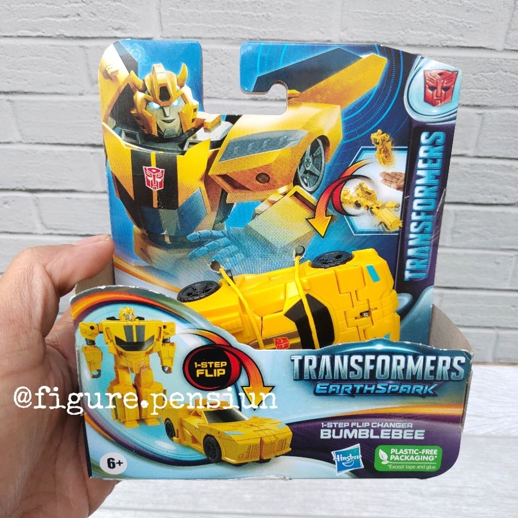 HASBRO TRANSFORMERS BUMBLEBEE 1 STEP FLIP CHANGER EARTHSPARK ACTION ...