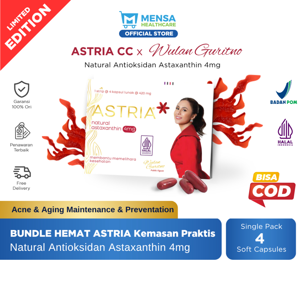 [Saving Bundle] ASTRIA Practical Packaging Antioxidant Supplement ...