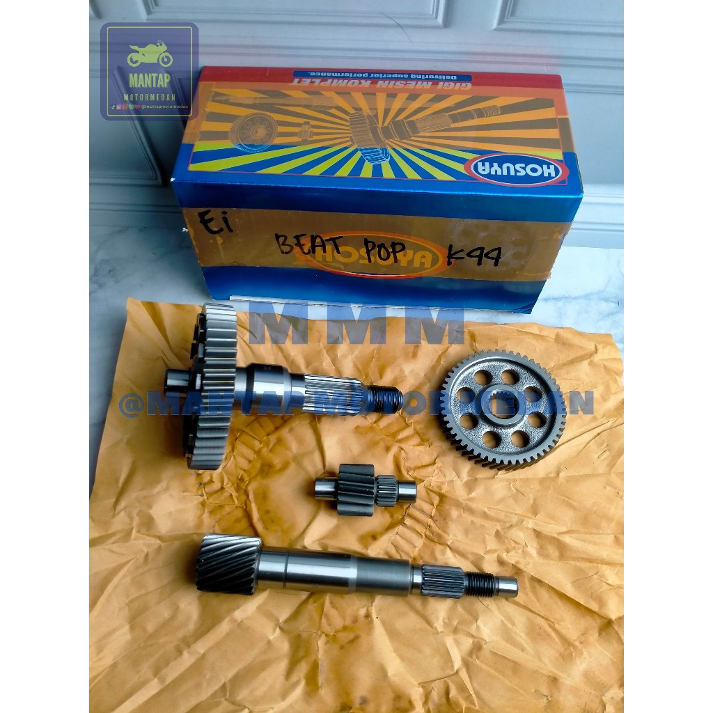 MESIN Complete CVT Ratio Axle Gear for Honda K44 K81 BEAT Fi Esp 2016 ...