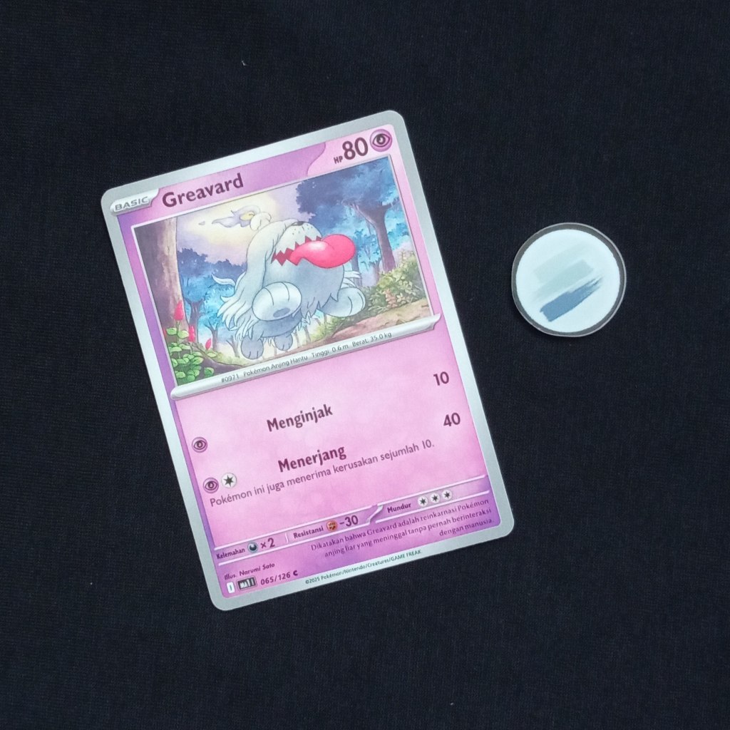 Greavard C ma1 Evolution Mega Pokemon TCG Indonesia | Shopee Malaysia
