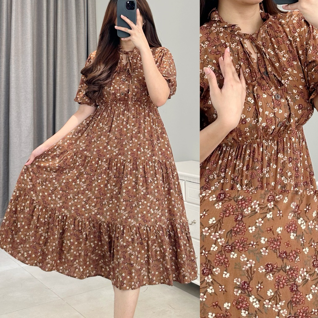 maternity dress shopee Elegant Off Shoulder Floral Print Cotton Fabric Woman Photography Dre – yewendress Maternity Dress Korean Fashion Plaid