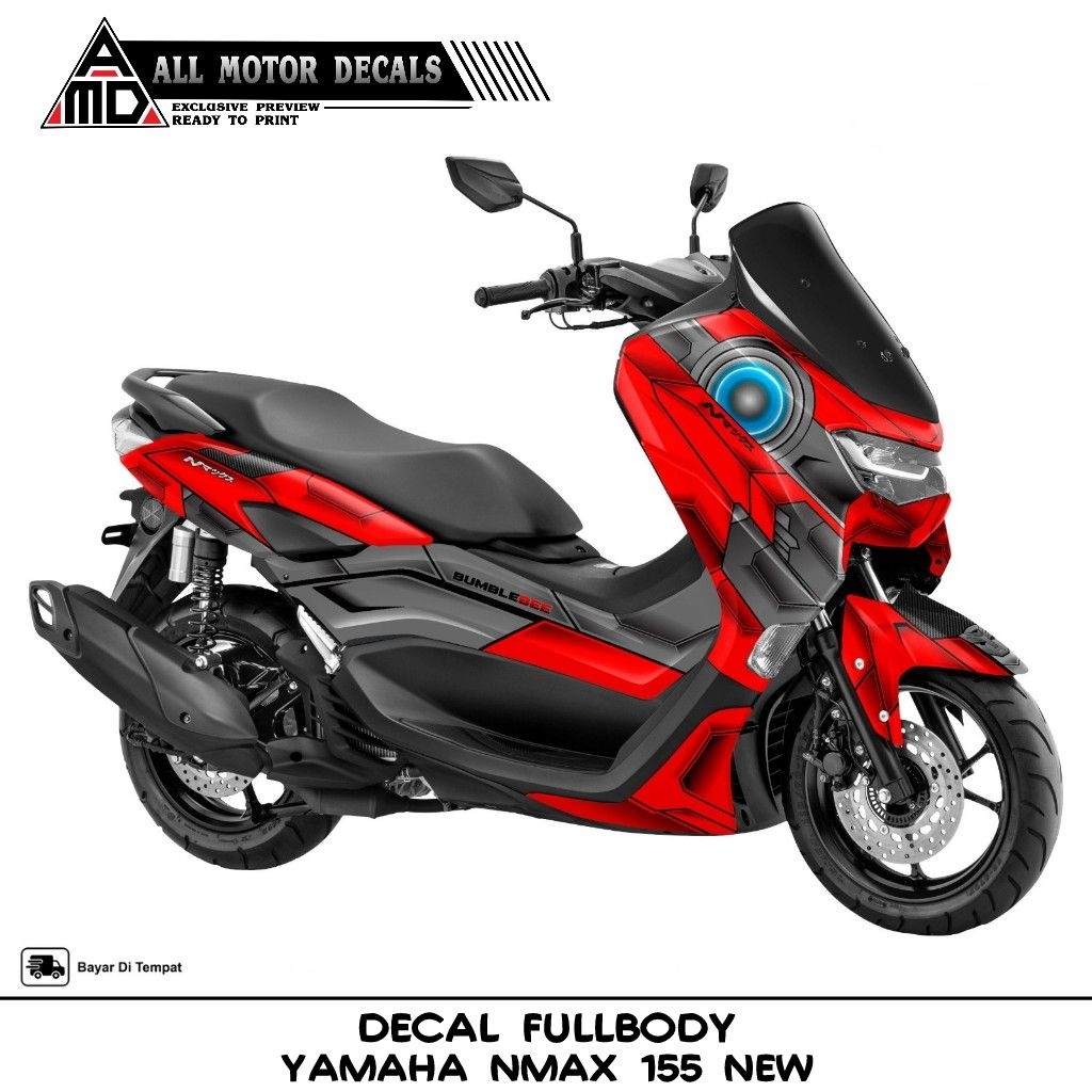 FULLBODY DECAL STICKER NMAX 155 NEW 2020 TO 2023 / NEW YAMAHA NMAX ...
