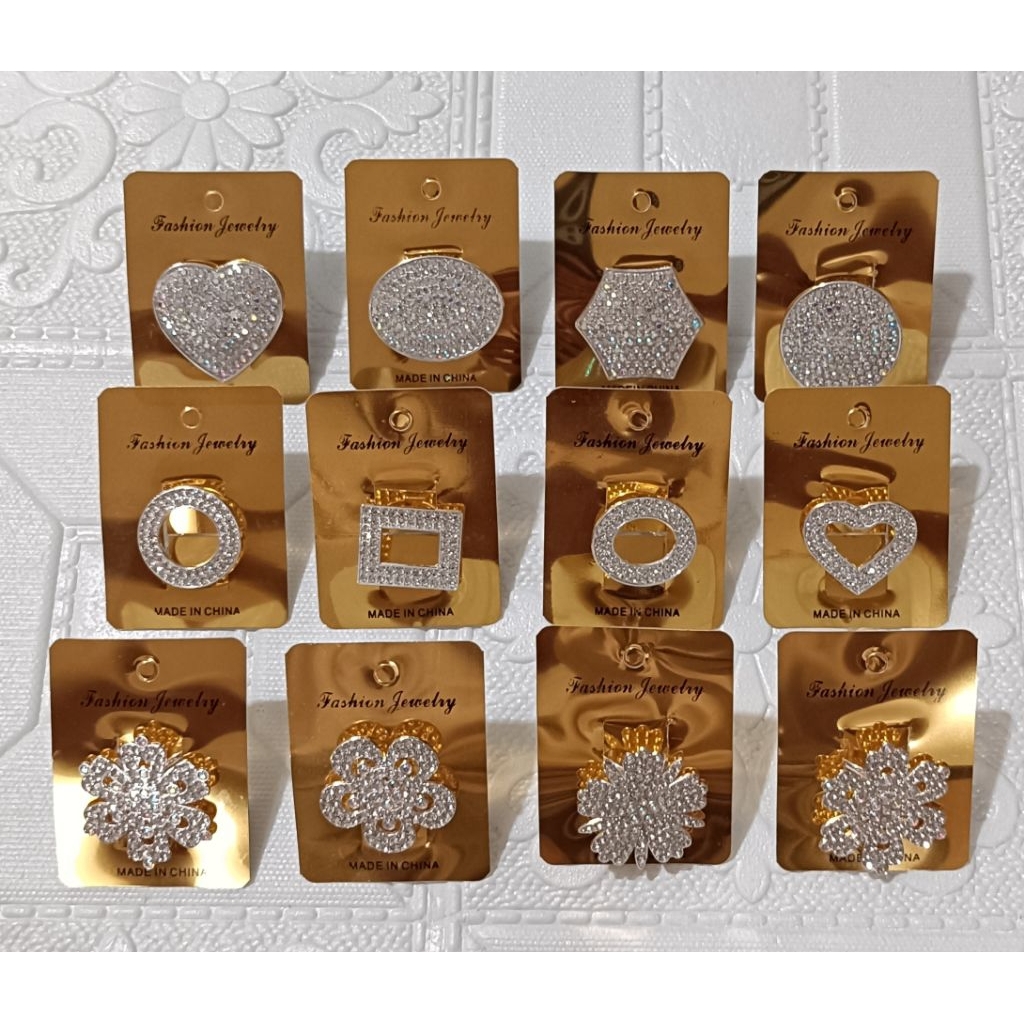 Brooch ring/Hijab brooch/hijab ring in various shapes and sizes in ...