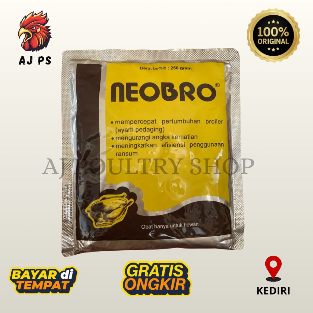 NEOBRO 250 GRAM - Accelerates broiler growth (meatballs), reduces dead ...