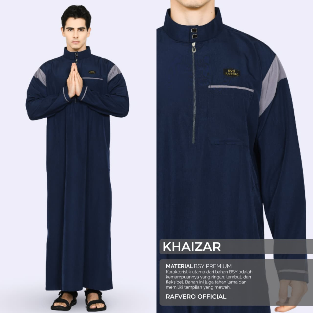 SHOPEE - Khaizar Men's Robe - Men's Robe - Muslim Clothing - Shipping ...