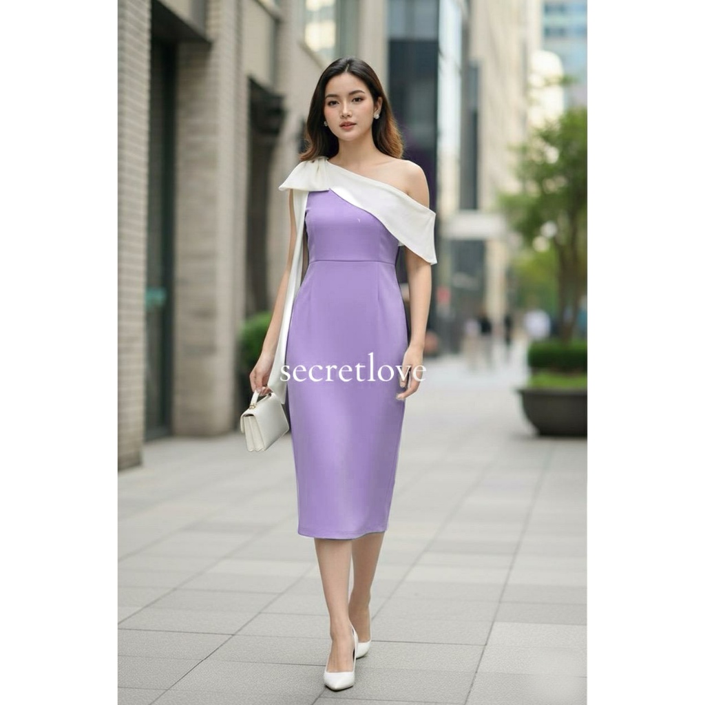 Fuka ribbon scuba party Dress Dress Dress Korean Style Dress Plus Size Dress  Elegant Dress | Shopee Malaysia