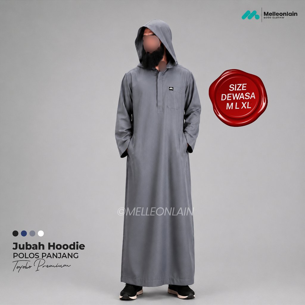 KATUN Men's Robe HOODIE Long Sleeve Toyobo Cotton Melleonlain | Shopee ...