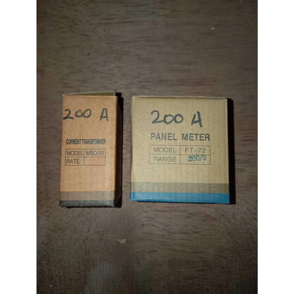 [ECONOMIC PACKAGE] Fort Panel Meter FT-72 200A + CT MSQ30 200A | Shopee ...