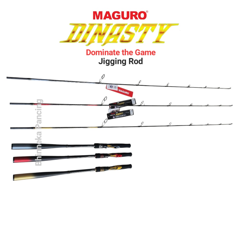 Maguro DINASTY Fishing Rod | 180MS PE 1-3 | 180MHS PE 2-4 | 180HS PE 3 ...