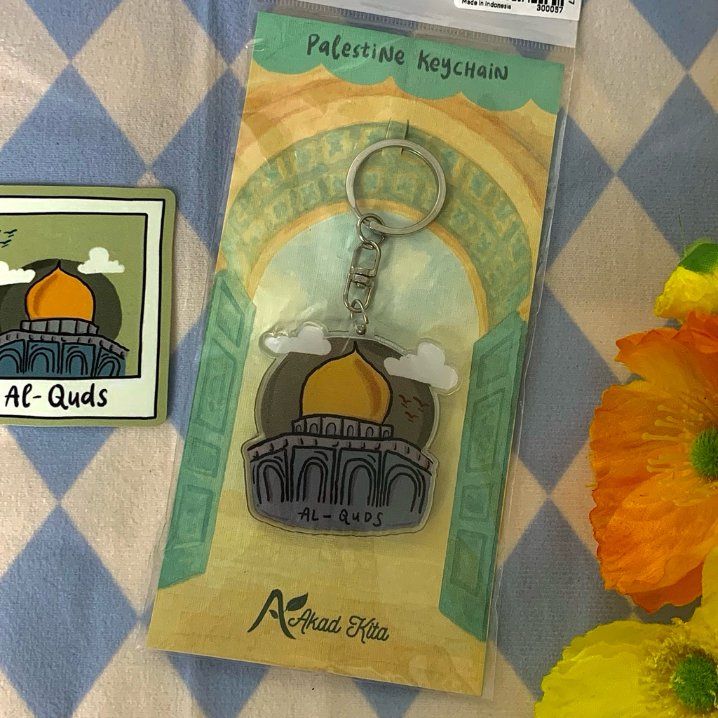 GANTUNGAN Vol. 57 Acrylic Keychains, Mosque Keychains, Aqsa Al Quds ...