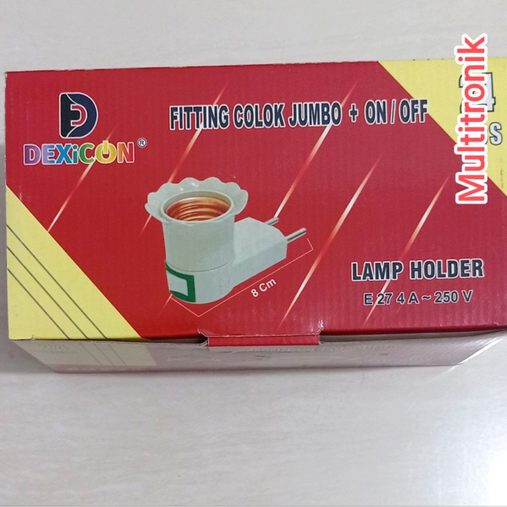 DEXICON FITTING COLOK JUMBO O/F WHITE E27 4A 250V | Shopee Malaysia