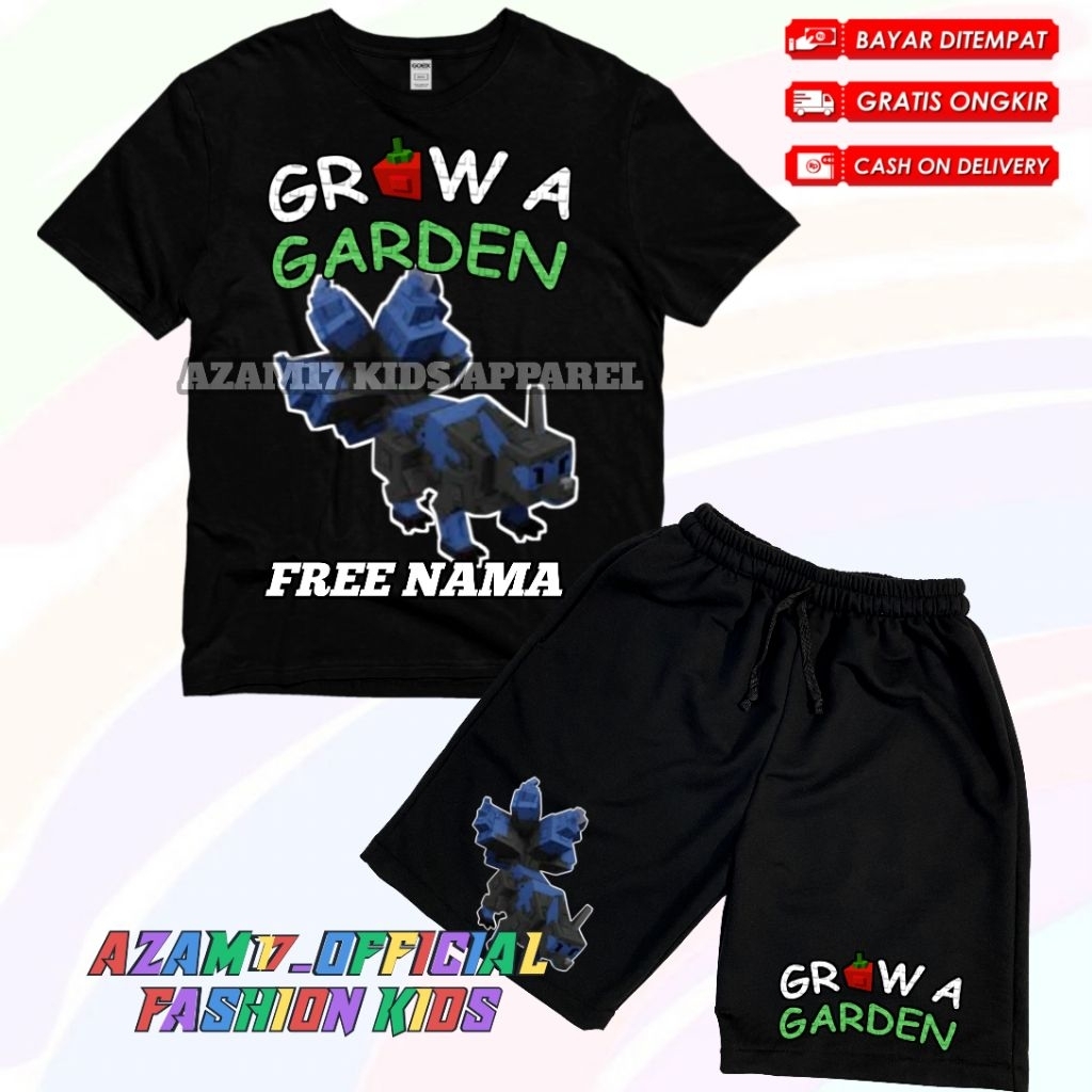Roblox Grow A Garden Kitsune Kids T Shirt And Shorts Set Free Name Id 11134207 81ztk