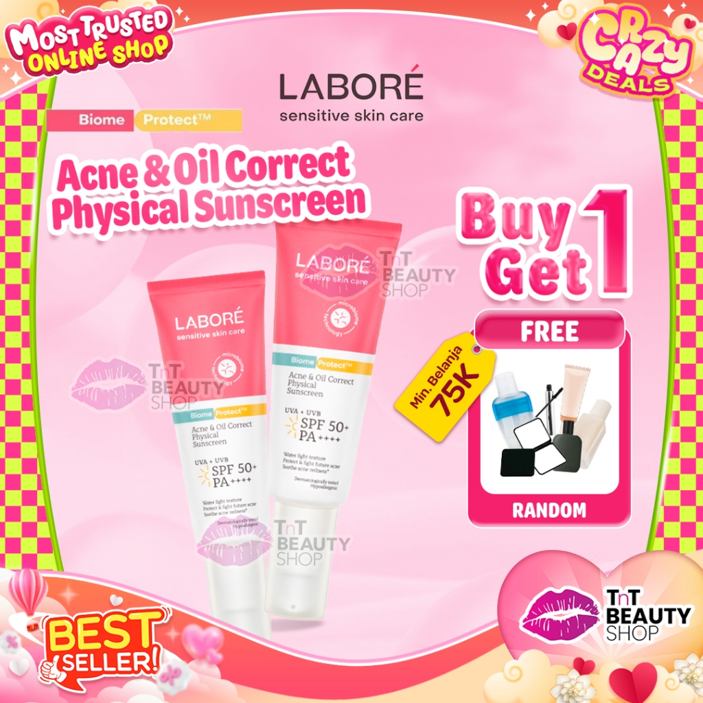 Labore Acne & Oil Correct Physical Sunscreen SPF50+ PA++++ Acne ...