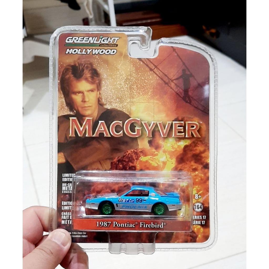 GREENLIGHT MACGYVER 1987 PONTIAC FIREBIRD CHASE GREEN MACHINE | Shopee ...