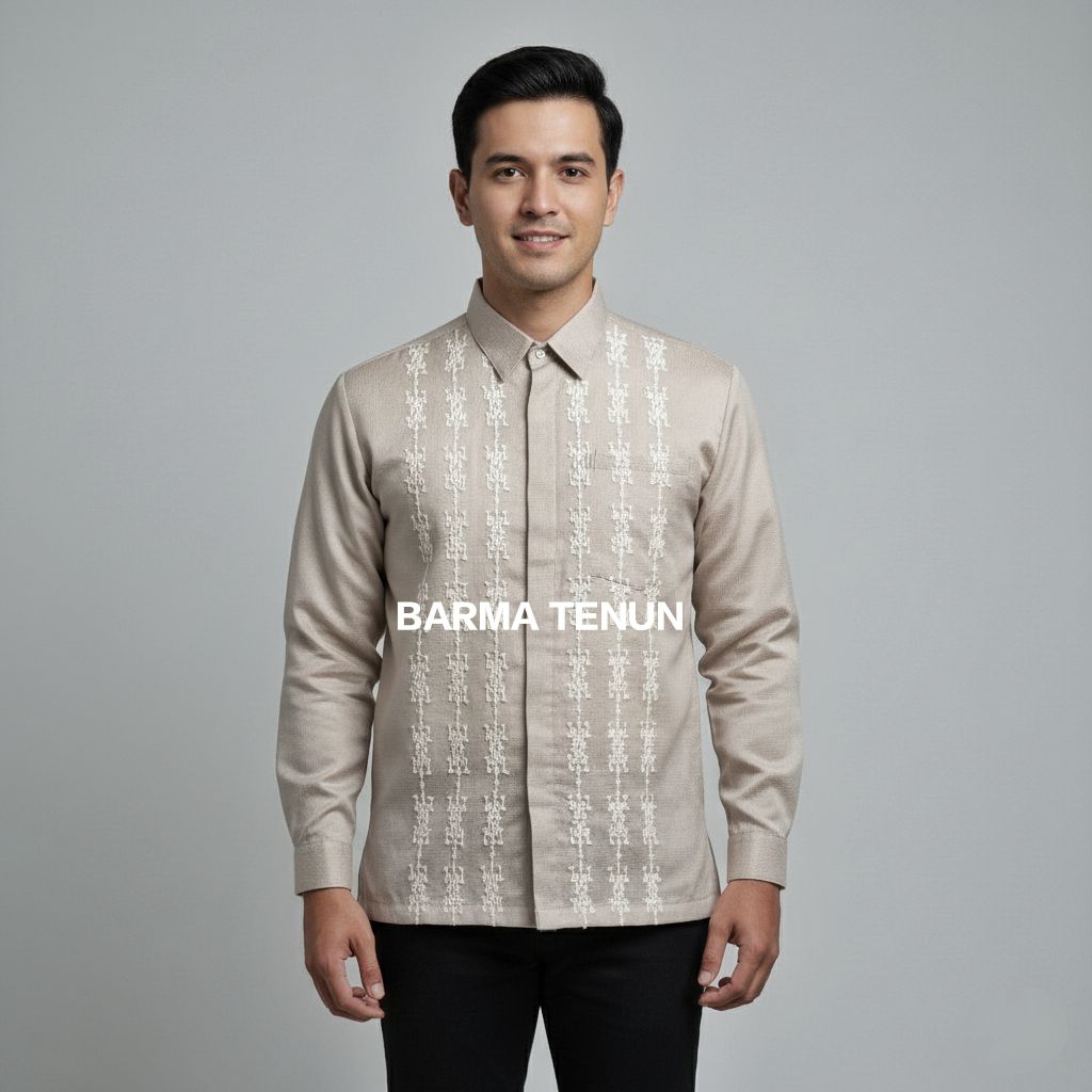 KEMEJA SONGKET WOVEN SHIRT WITH PREMIUM FUR VARIATIONS || 