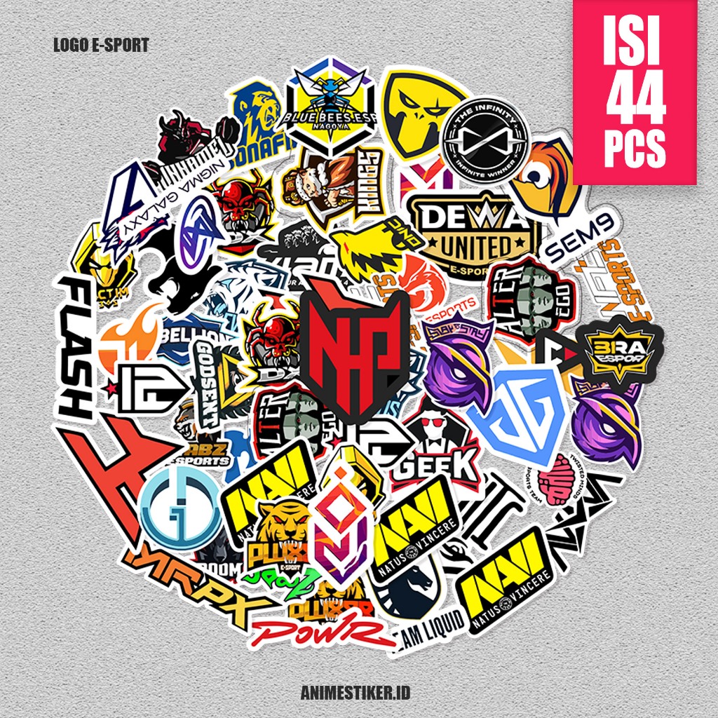 Evos rrq alter ego onic MPL-ID Stickers Squad Team Stickers, Adhesive ...