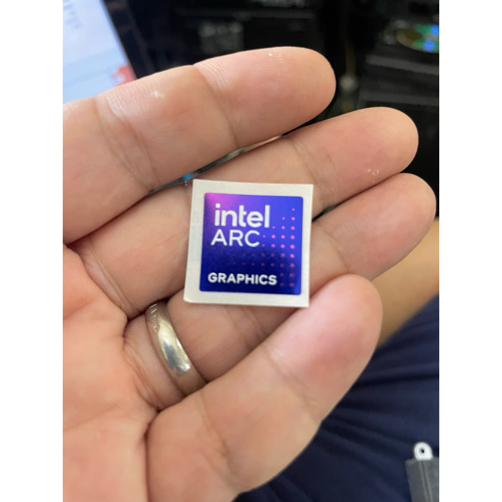 UNGU Original purple ARC Graphics intel logo Sticker intel sticker ...