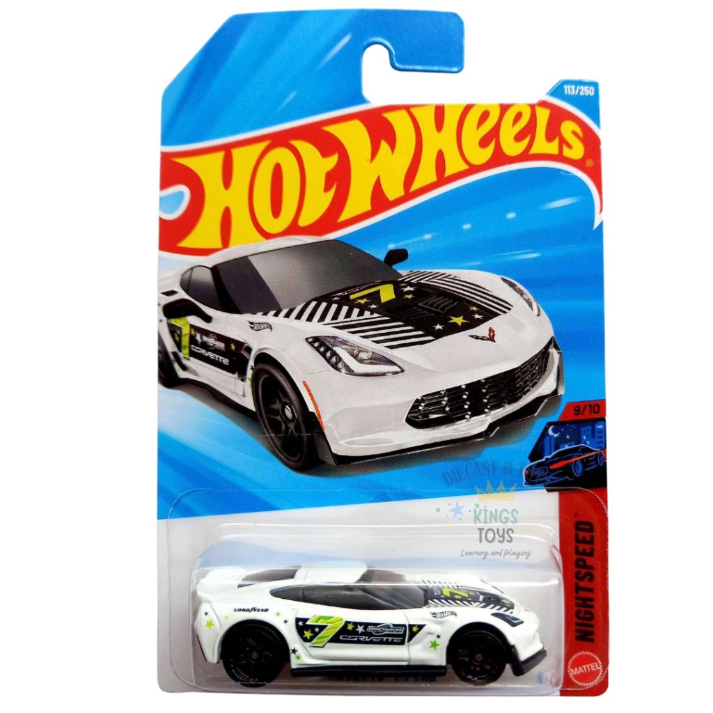 Hot Wheels Corvette C7 Z06 White MatteOriginal | Shopee Malaysia