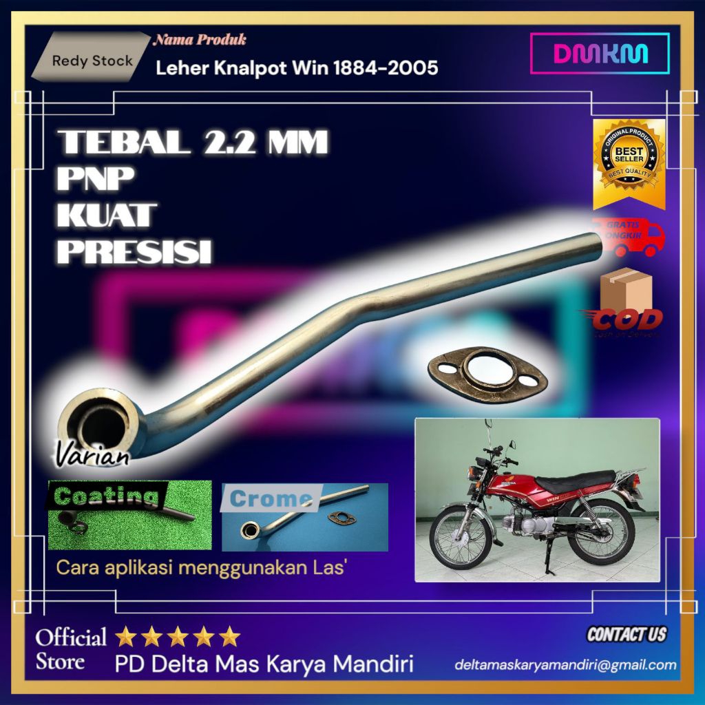 Original Win Exhaust Neck 1984 - 2005 | Exhaust Pipe | Replacement Pipe ...