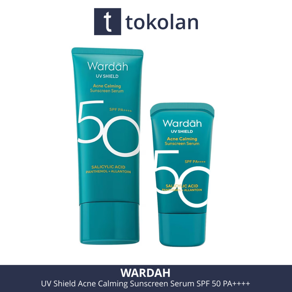 WARDAH UV Shield Acne Calming Sunscreen Serum SPF 50 PA ++++ 25 mL / 40 ...