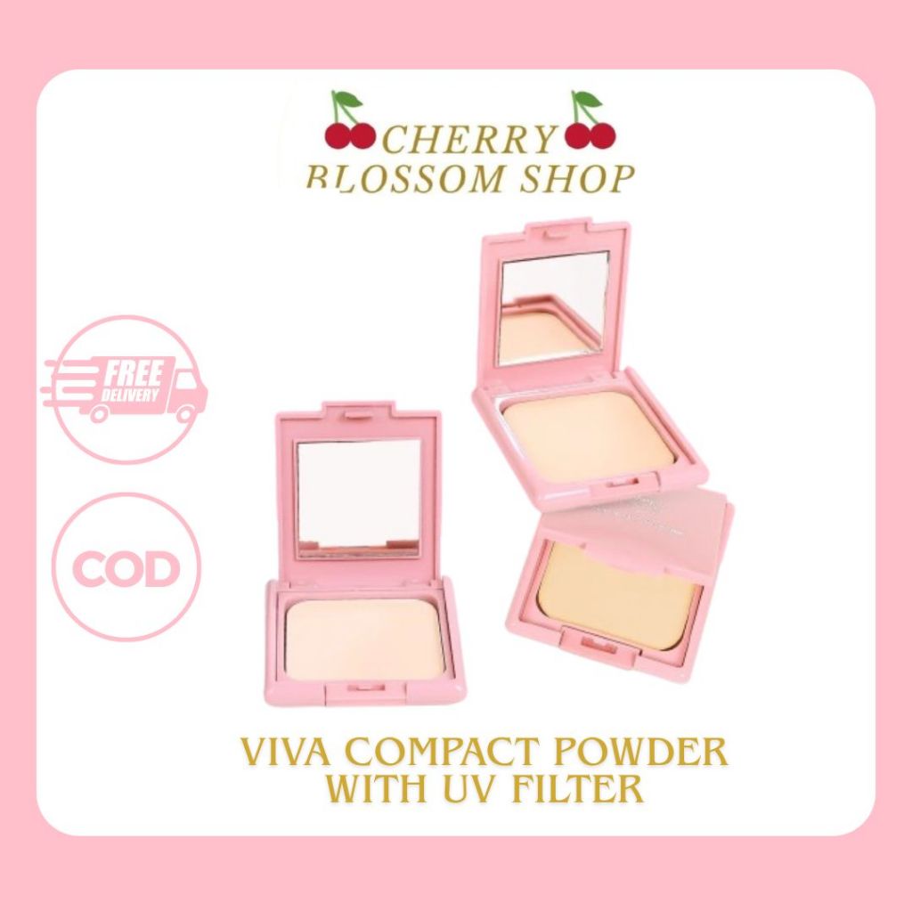Viva Compact Powder (Pink) With UV Filter 12g | Shopee Malaysia