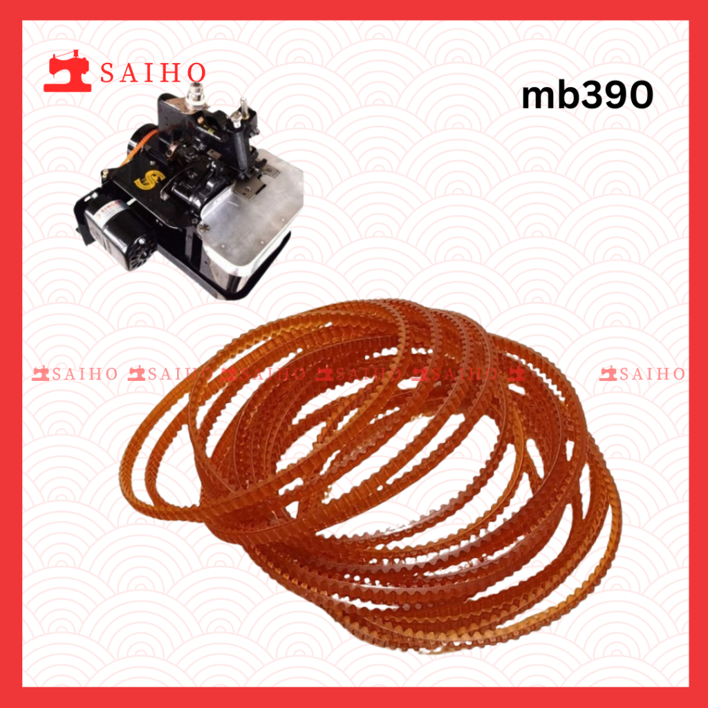 MESIN Timing Belt / Dynamo Rope 390 For SINGER 81A1 Overlock Machine ...