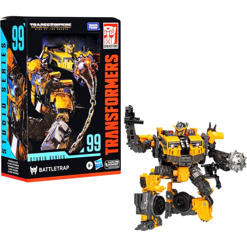 Transformers Studio Series Voyager Class 99 Battletrap Toy, Rise of The ...