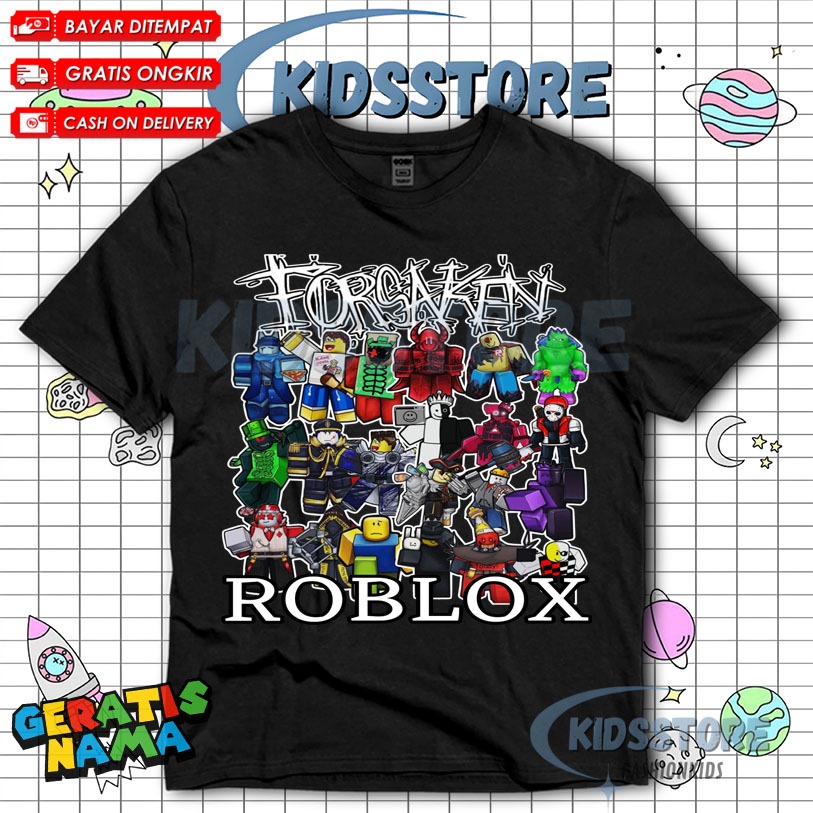 ROBLOX FORSAKEN VIRAL Game Kids T Shirt COOL FORSAKEN Kids Clothes Id 11134207 81ztm