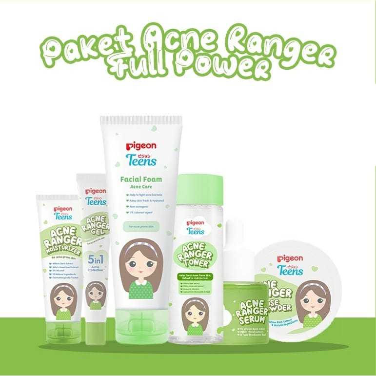 PIGEON TEENS ACNE RANGER FULL POWER PACKAGE | TEENAGE SKINCARE ~ 100% ...