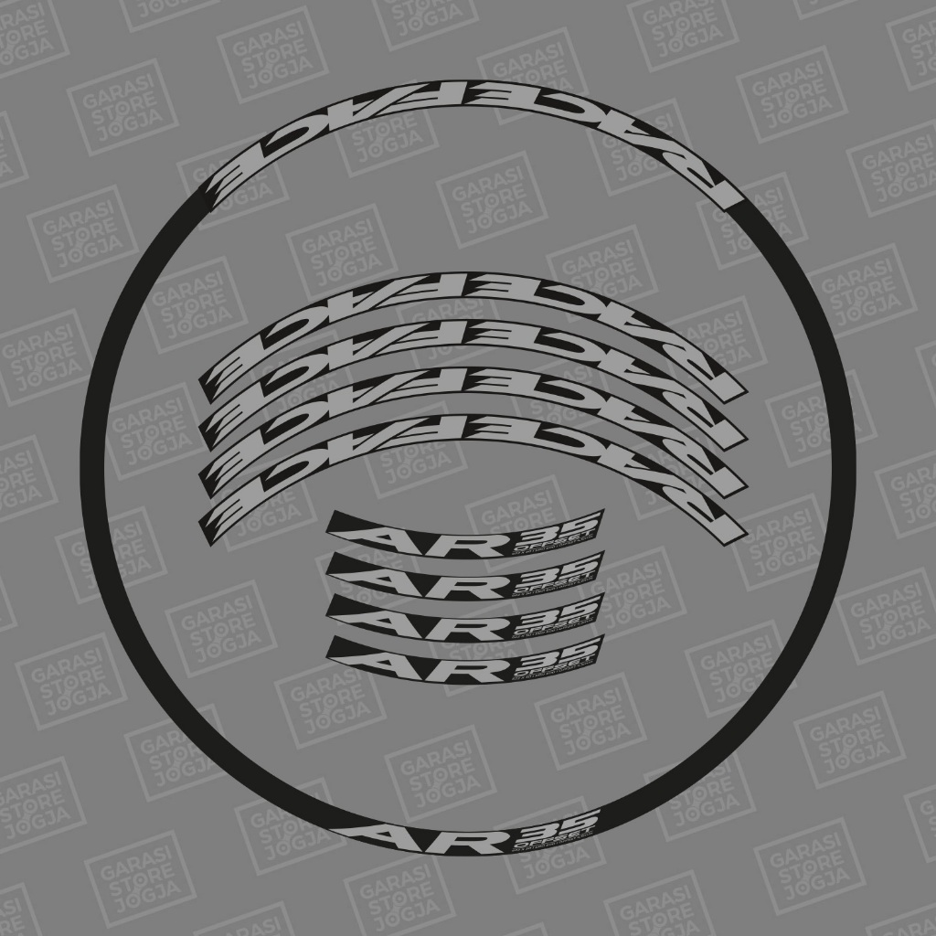 Decal Sticker Rims Raceface AR35 2cm | Shopee Malaysia