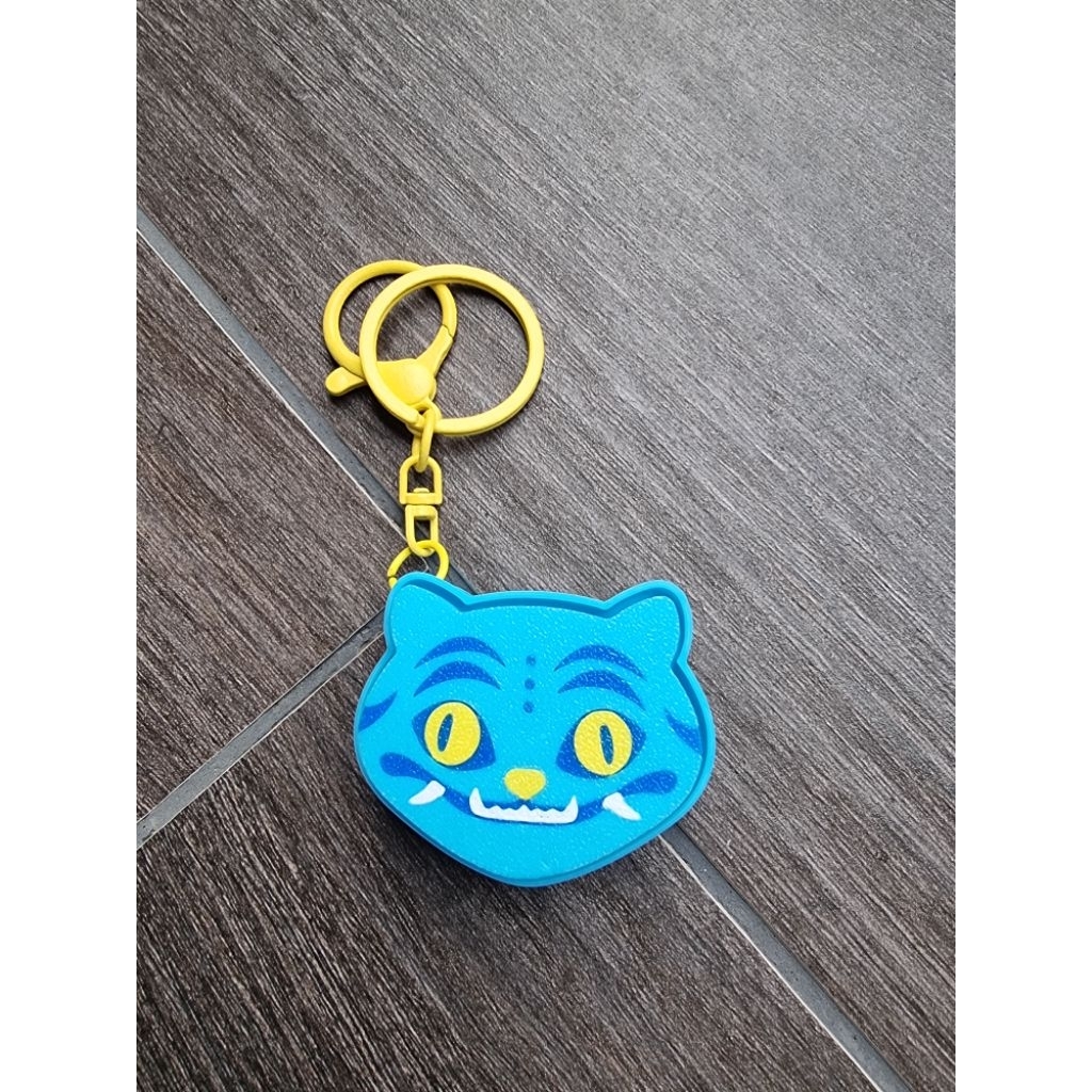 Derpy Tiger Cat KPOP Demon Hunters Merch Clicker Keychain Fidget ...