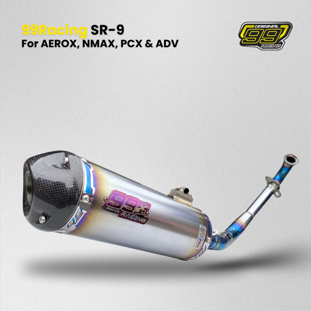 99 racing exhaust honda adv 150 adv 160 full system | Shopee Malaysia
