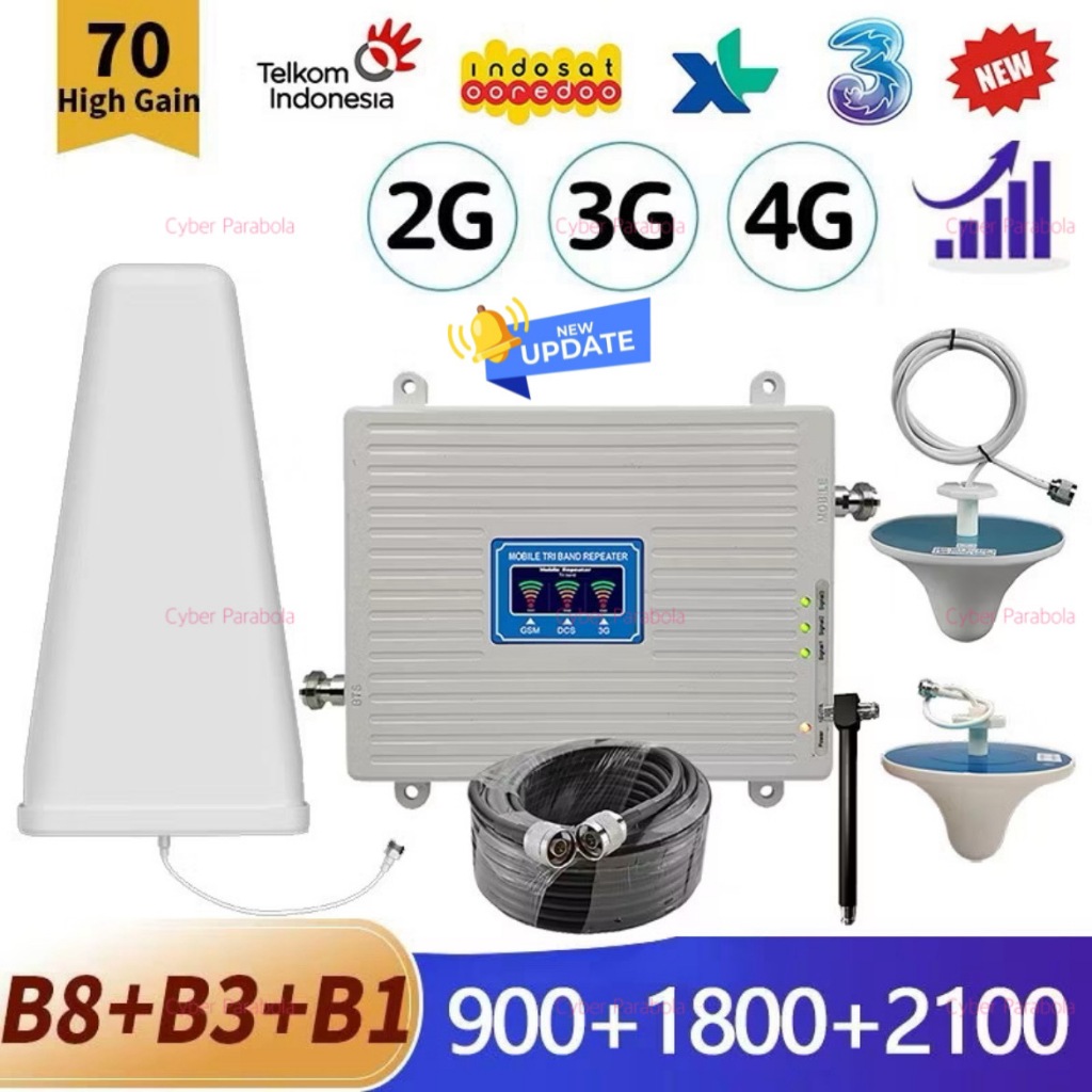 4G triple band double antenna router and hp modem lion booster signal ...
